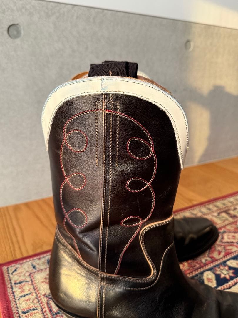 カスタム Cowboy boots CLINCH同楦 茶芯 ホースハイド