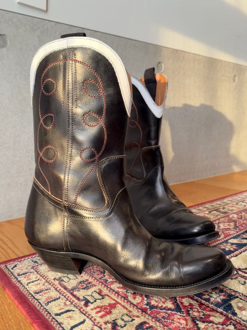 カスタム Cowboy boots CLINCH同楦 茶芯 ホースハイド