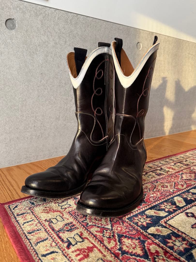 カスタム Cowboy boots CLINCH同楦 茶芯 ホースハイド