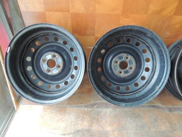 T291　16×5.5J　スチールホイール　4枚　PCD 100　4穴　自家塗装