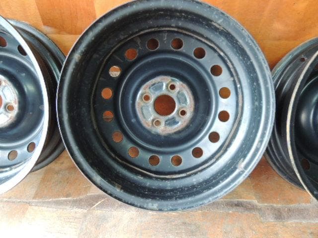 T291　16×5.5J　スチールホイール　4枚　PCD 100　4穴　自家塗装