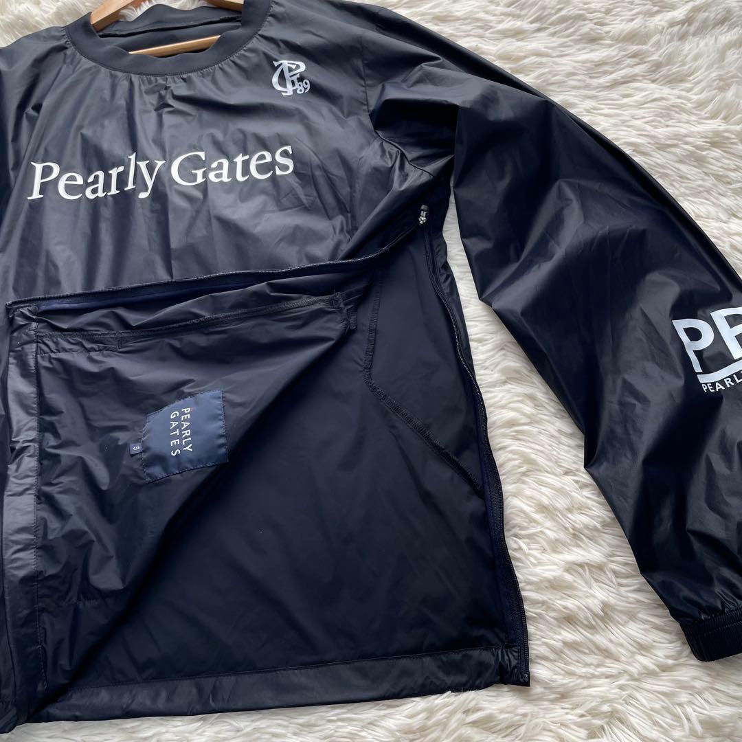 極美品✨パーリーゲイツ　24年製　ツインスニード　セット　ロゴプリント　黒　L