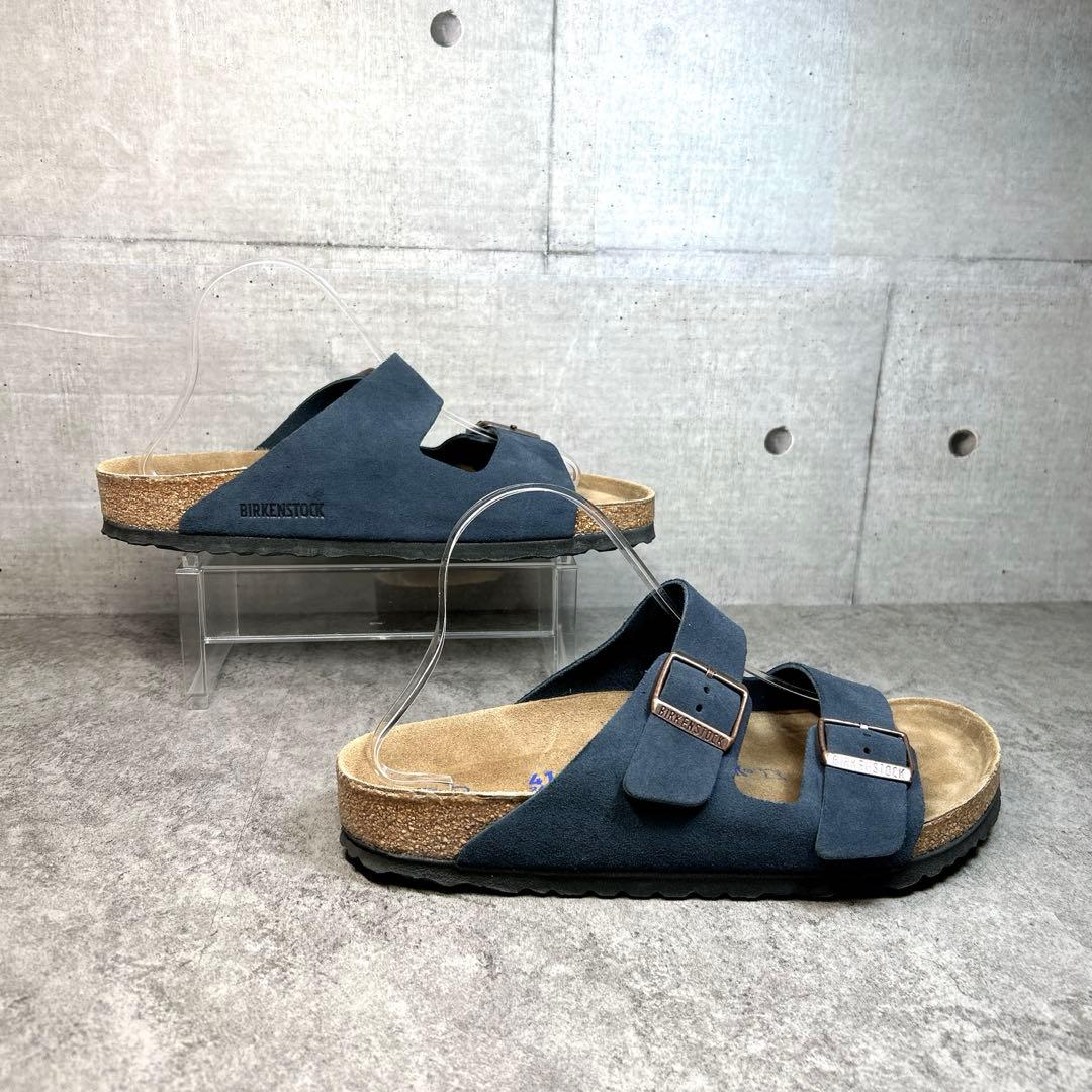 ほぼ新品【BIRKEN STOCK】チューリッヒ/コンフォートサンダル/ネイビー