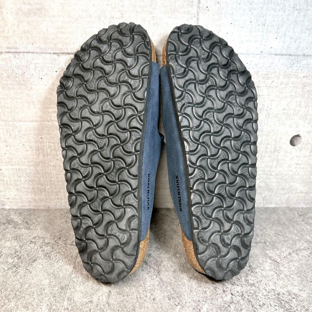 ほぼ新品【BIRKEN STOCK】チューリッヒ/コンフォートサンダル/ネイビー