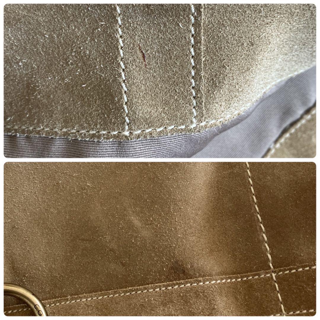 美品！COACH コーチ ショルダーバッグ スエード フリンジ　 y2k