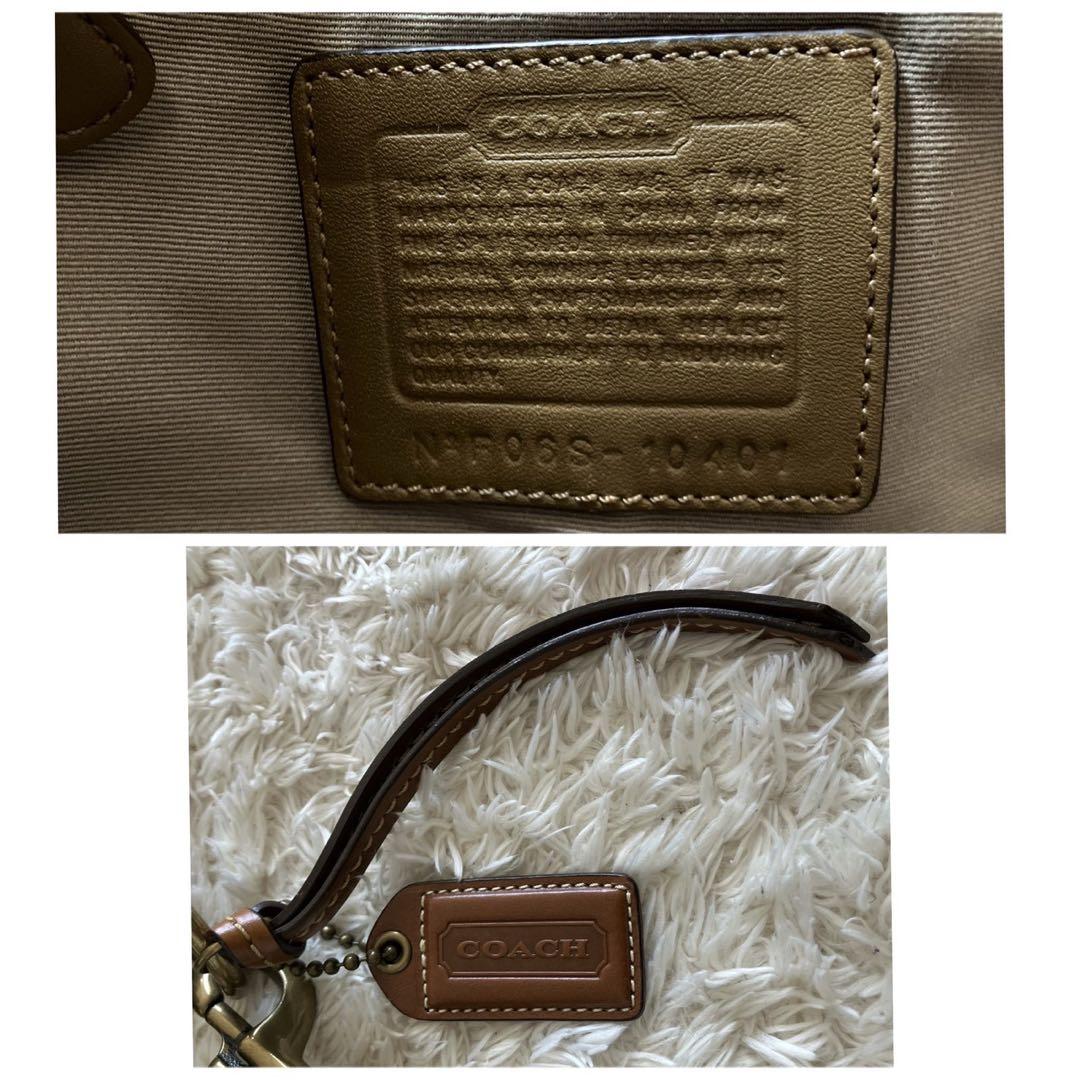 美品！COACH コーチ ショルダーバッグ スエード フリンジ　 y2k