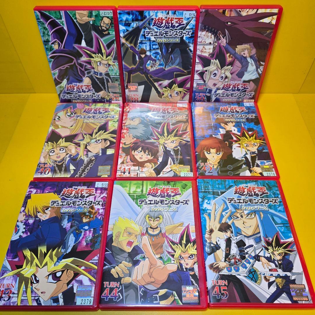 新品ケース交換済　遊戯王デュエルモンスターズ全56巻+劇場版3巻　DVD全59