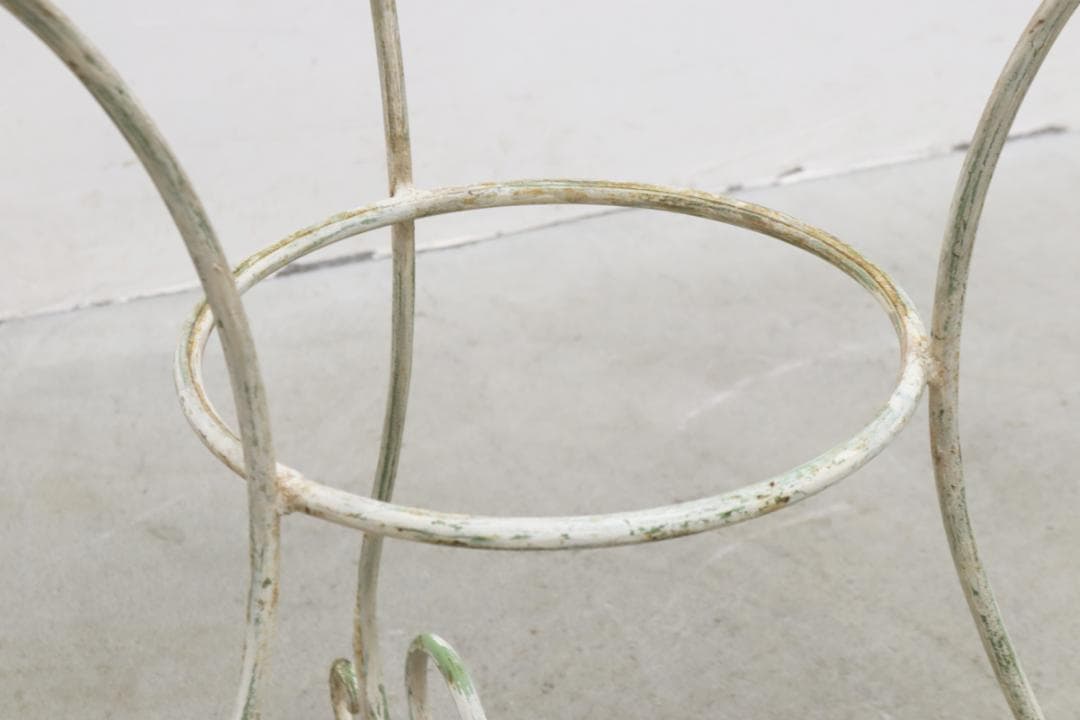 フランス ヴィンテージ クラシカル ガーデンテーブル ダイニング アイアン 1