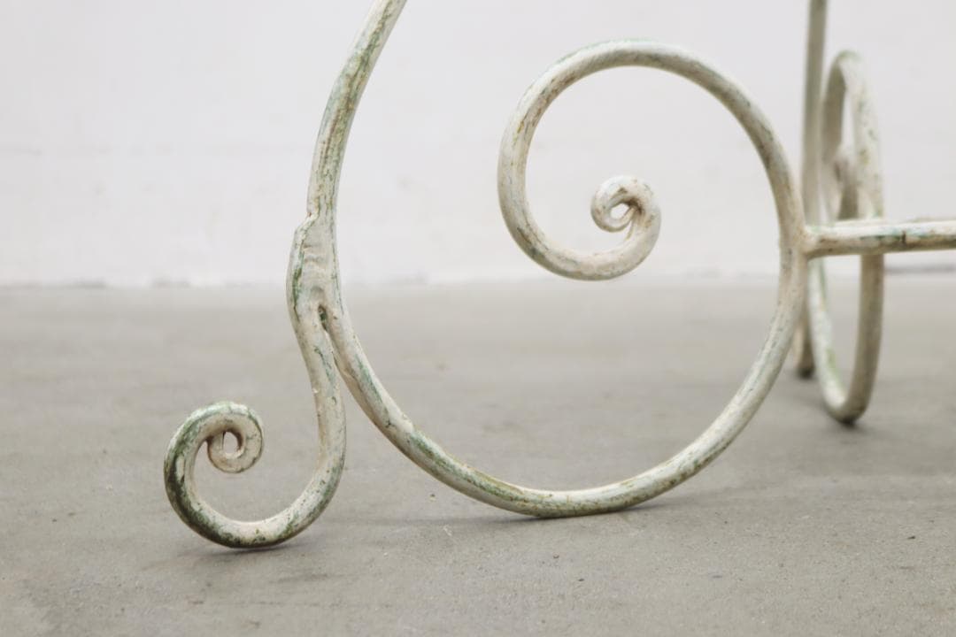 フランス ヴィンテージ クラシカル ガーデンテーブル ダイニング アイアン 1