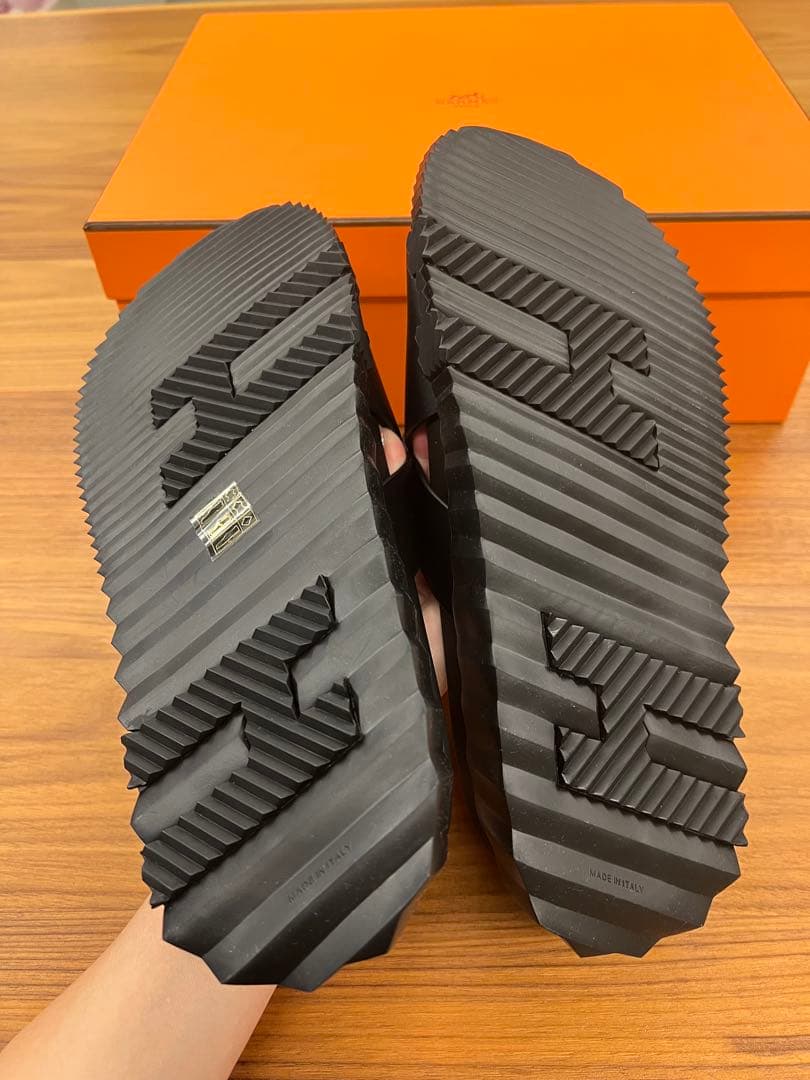 新品　HERMES サンダル　インフラ