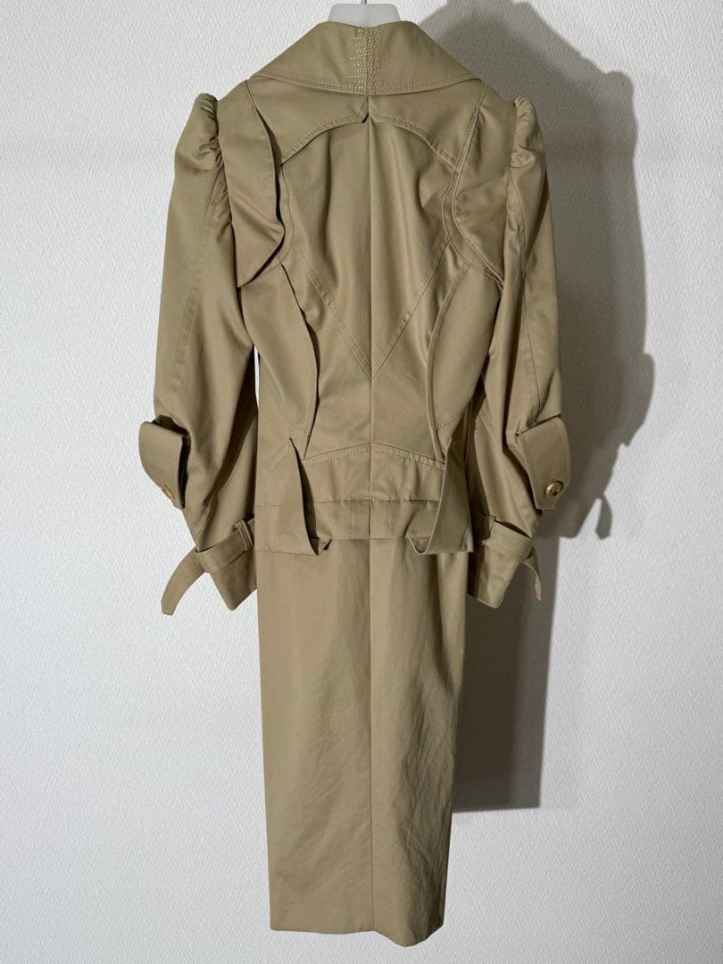 ジュンヤワタナベコムデギャルソン 変形ロングトレンチコート