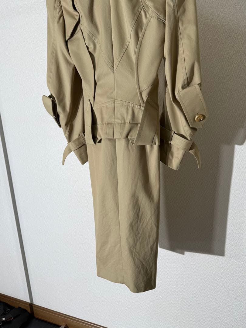 ジュンヤワタナベコムデギャルソン 変形ロングトレンチコート