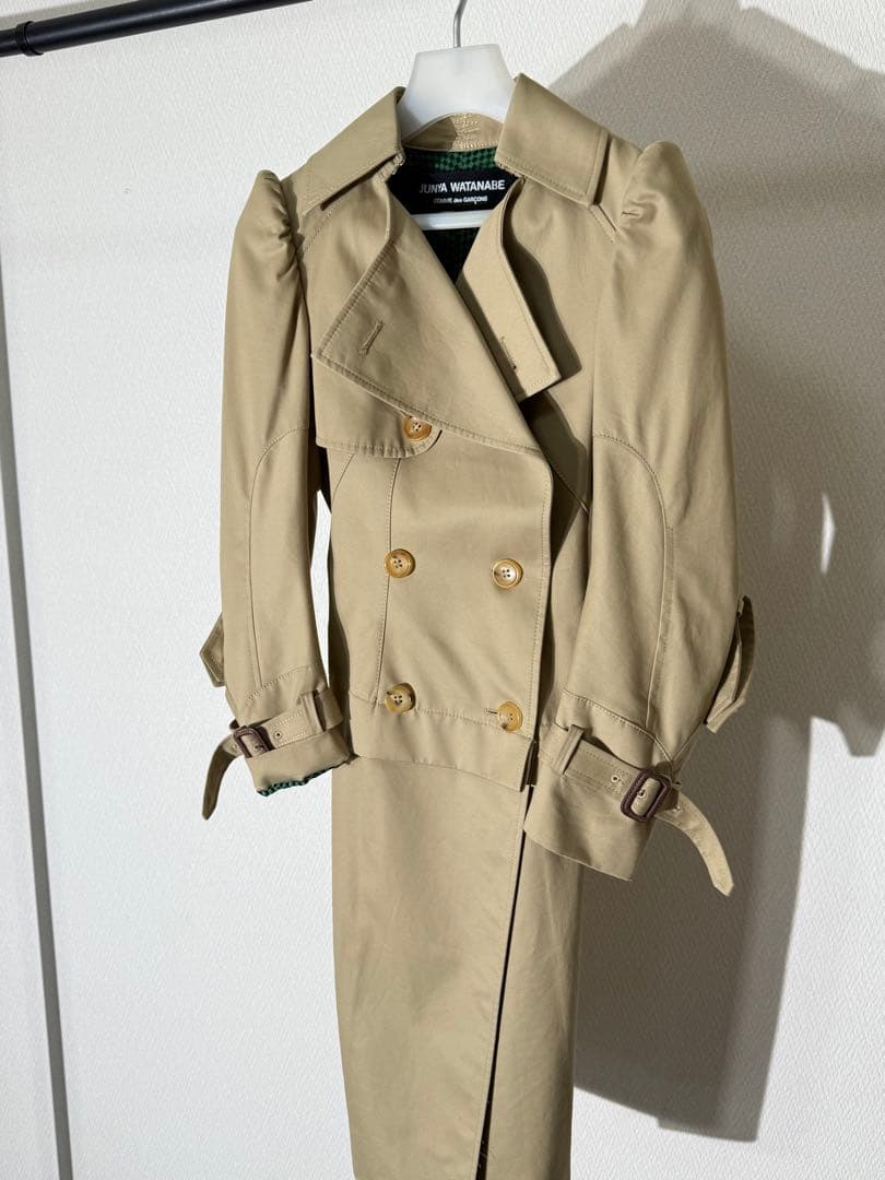 ジュンヤワタナベコムデギャルソン 変形ロングトレンチコート