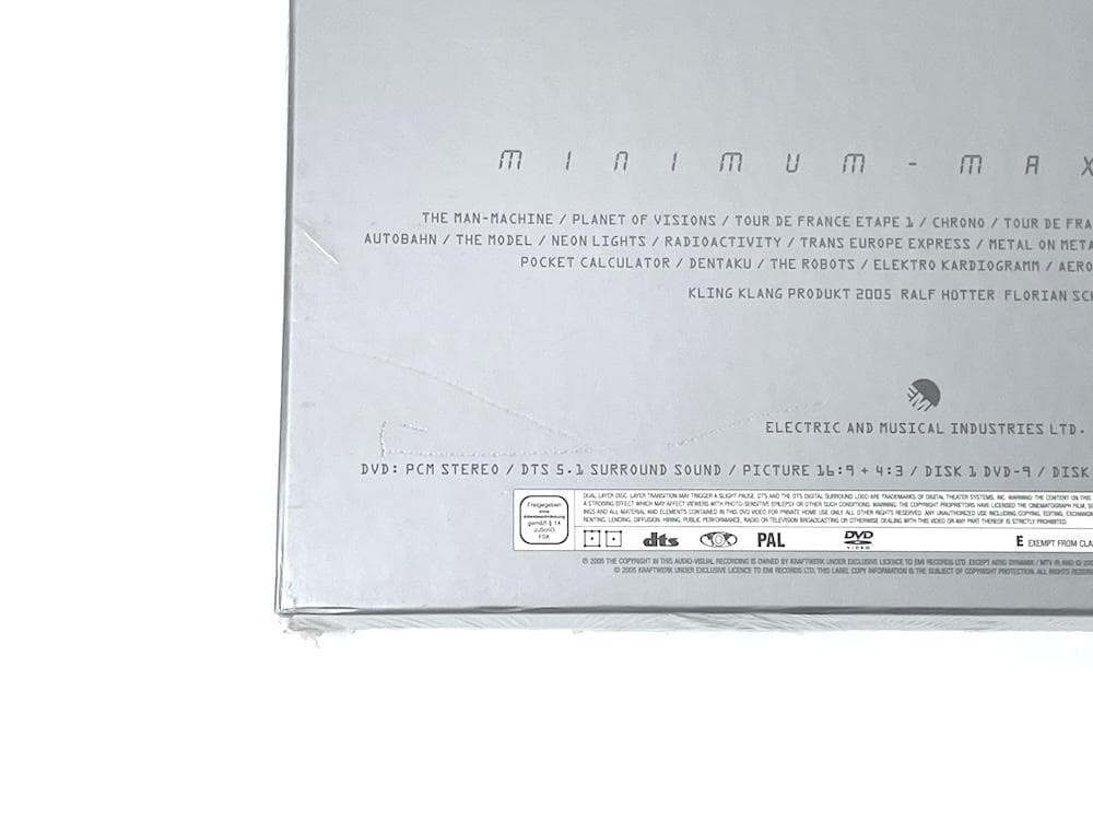 新品未開封 廃盤 KRAFTWERK MINIMUM-MAXIMUM BOX