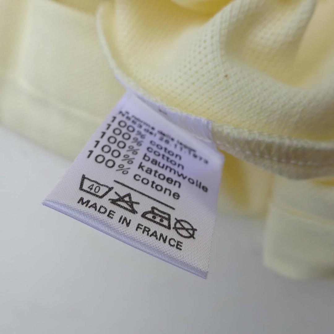 新品70's初期前期 ヴィンテージフランス製 ラコステ ポロシャツ 黄色3赤文字