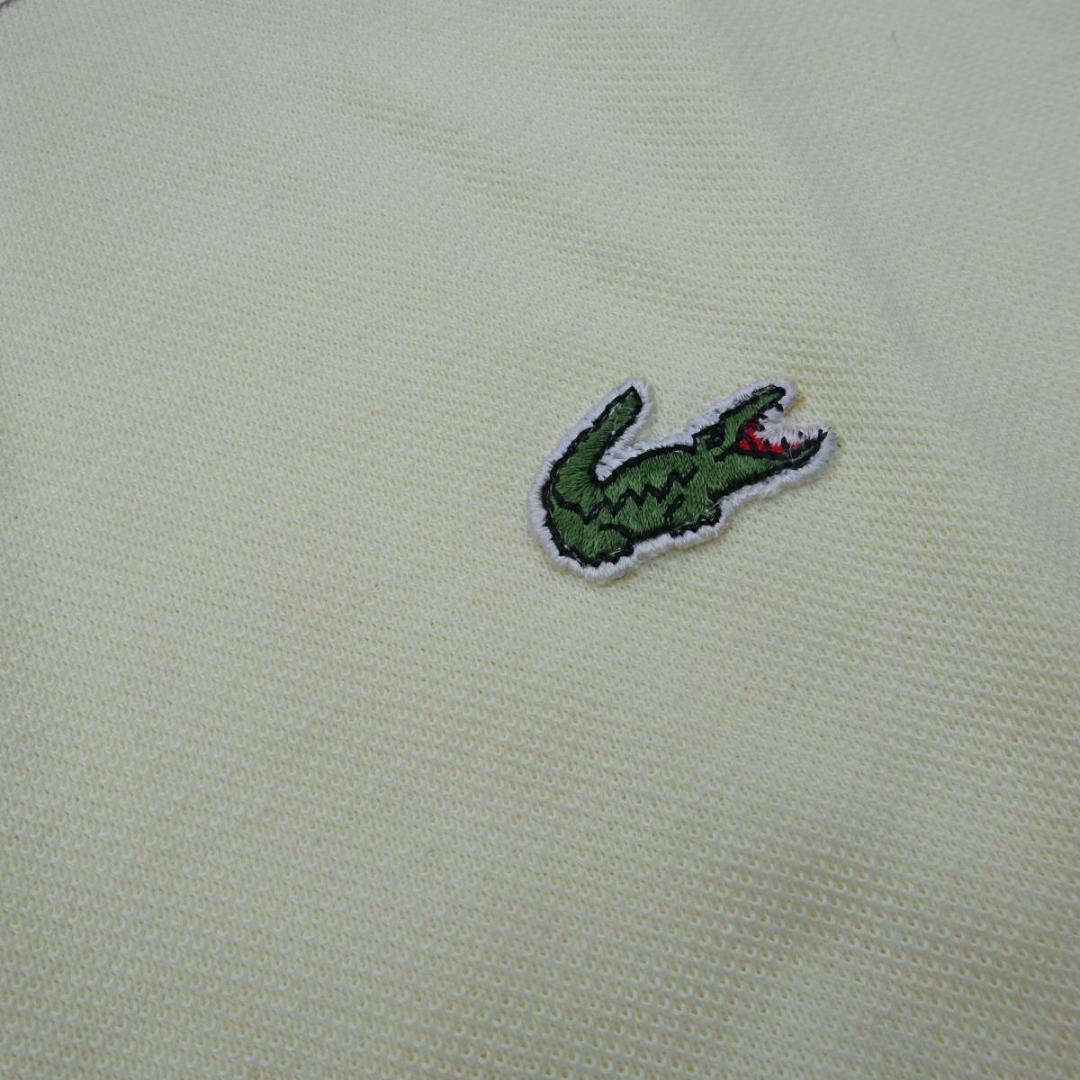 新品70's初期前期 ヴィンテージフランス製 ラコステ ポロシャツ 黄色3赤文字