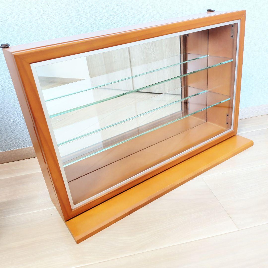 【美品】塩川光明堂 コレクションケース カルトーネ AL-A-CH ガラスケース