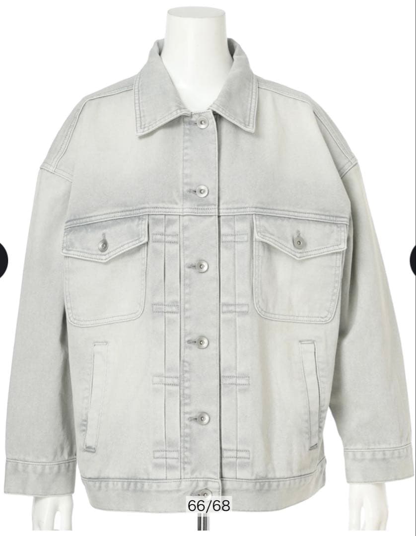 3月6日限定値下げ　アルページュストーリー　BIG Gジャン　ライトグレー