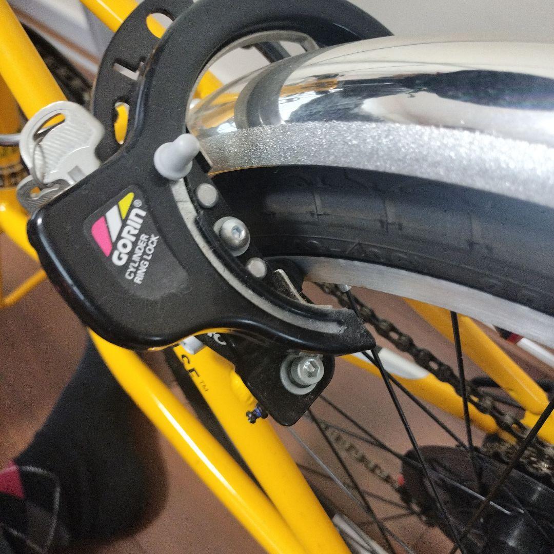 【引き取り可能な方】折りたたみ自転車（HUMMER ハマー） イエロー