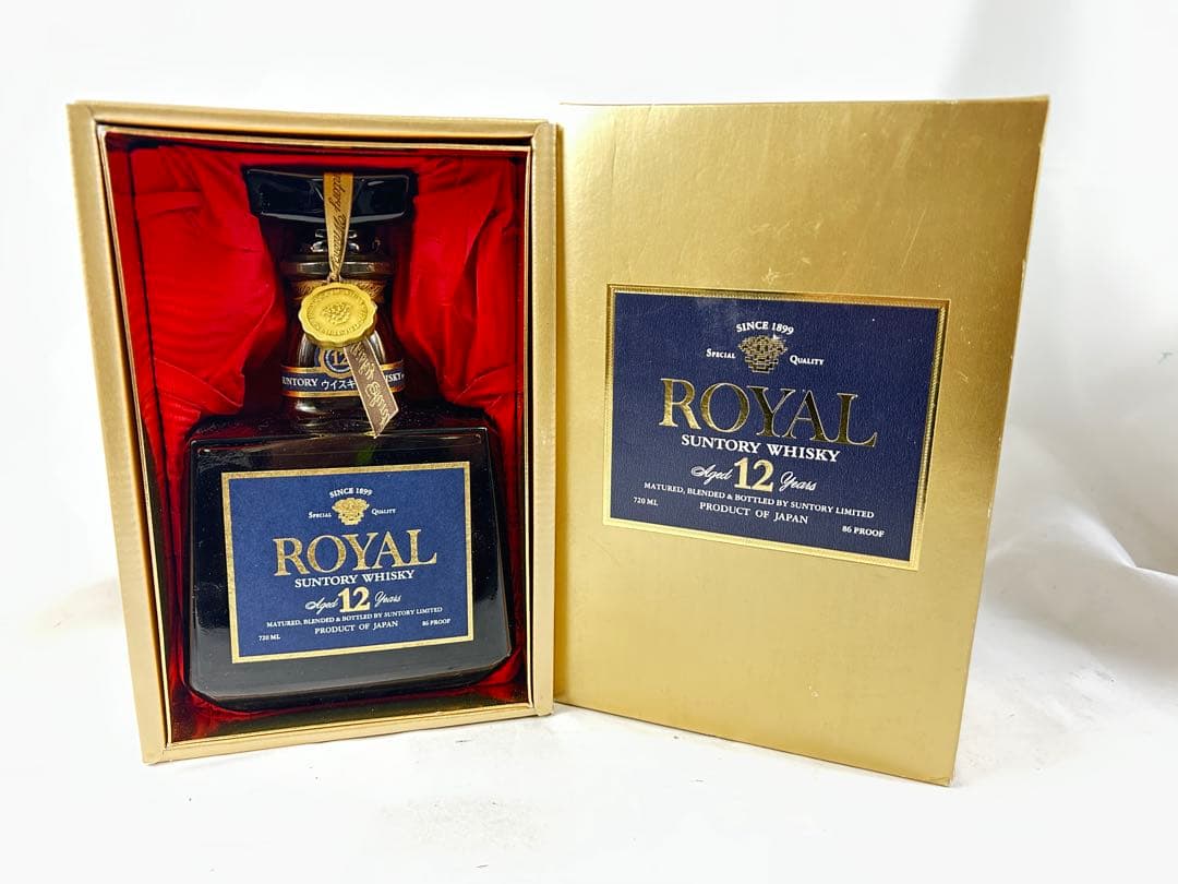 お*ぎ様 未開栓 サントリー ローヤル プレミアム12年 青ラベル 720ml