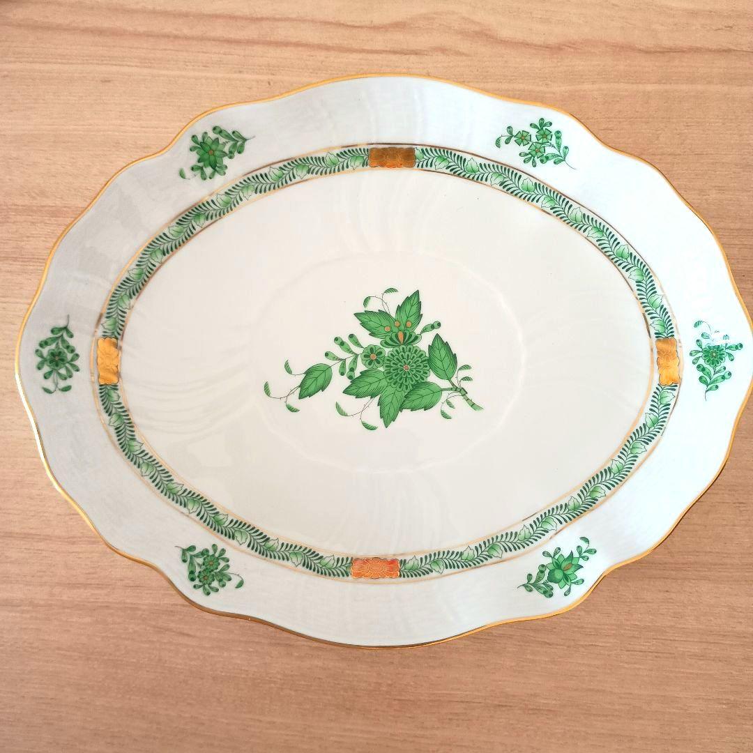 【新品未使用】ヘレンドオーバルディッシュ26㎝