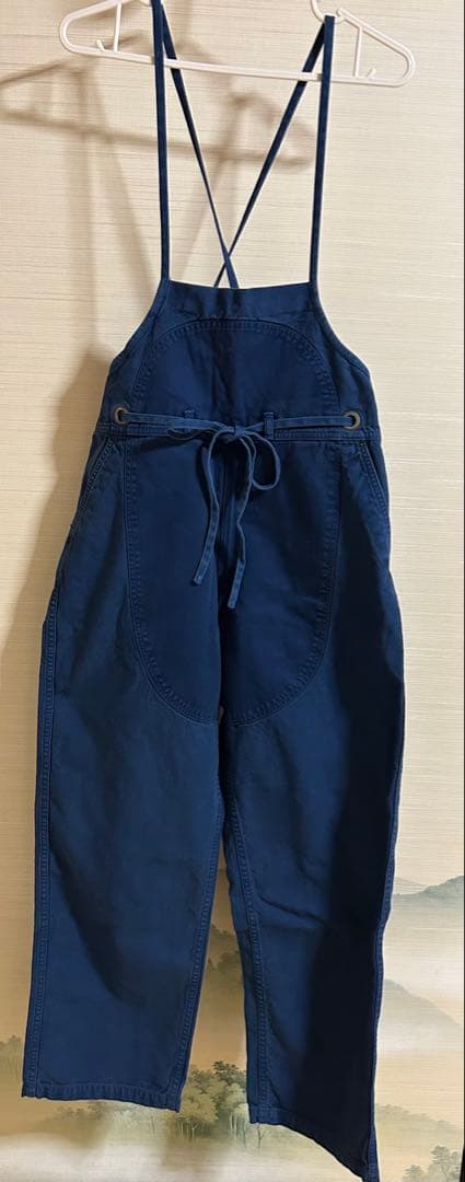 キャピタル　ネイビー サロペット クロスストラップ