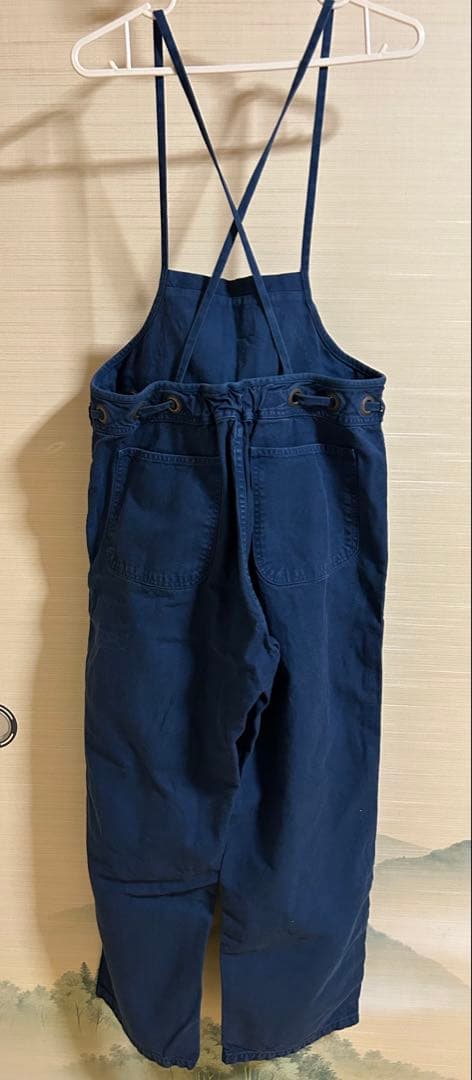 キャピタル　ネイビー サロペット クロスストラップ