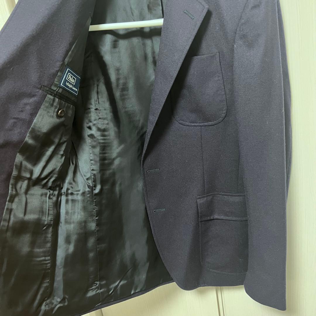 ◉希少　イタリア製ポロラルフローレン　フランネルウールジャケット　ブレザー
