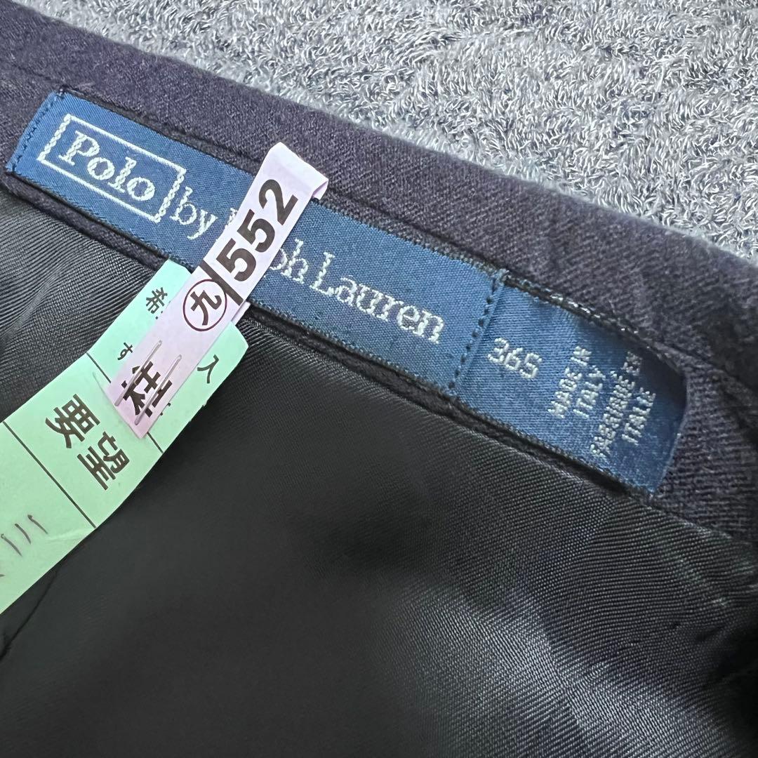 ◉希少　イタリア製ポロラルフローレン　フランネルウールジャケット　ブレザー