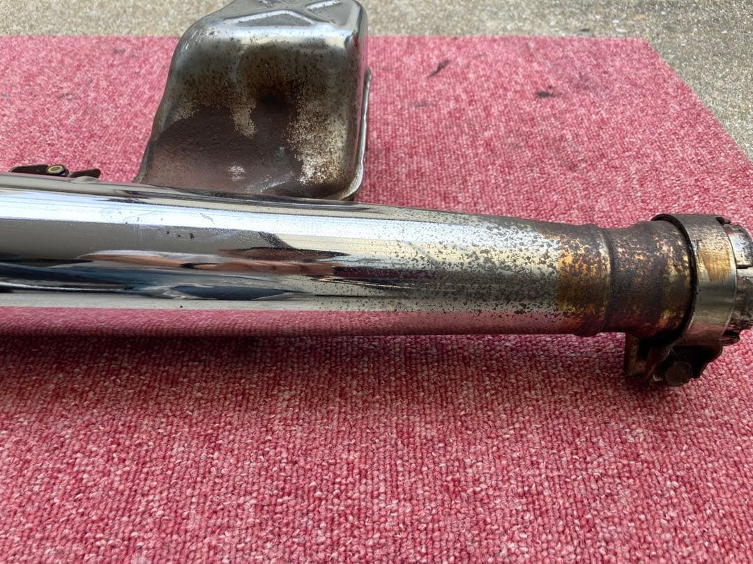 SR400 純正マフラー 3GW-14711 ラバーマウント付き