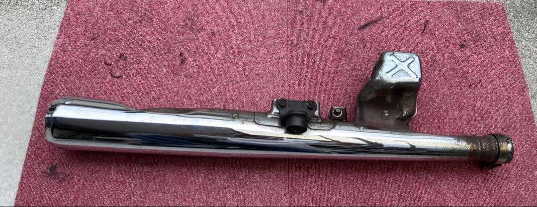 SR400 純正マフラー 3GW-14711 ラバーマウント付き