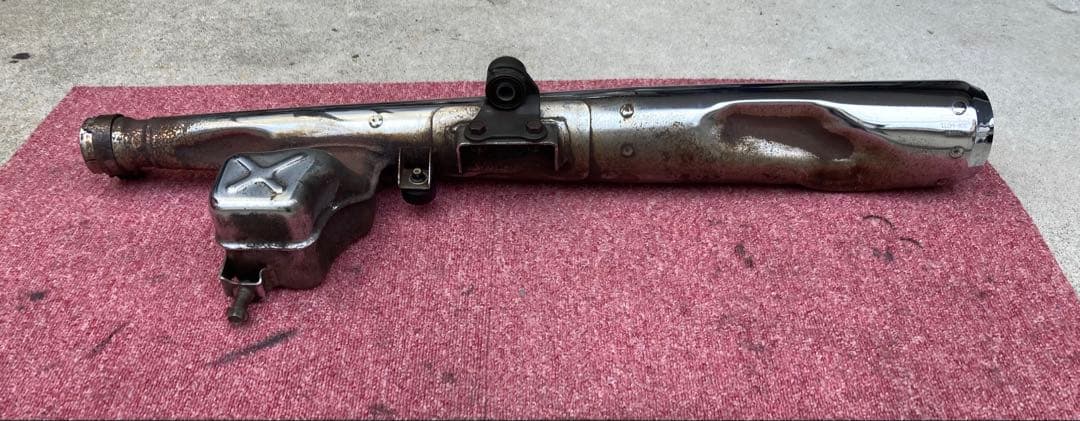 SR400 純正マフラー 3GW-14711 ラバーマウント付き