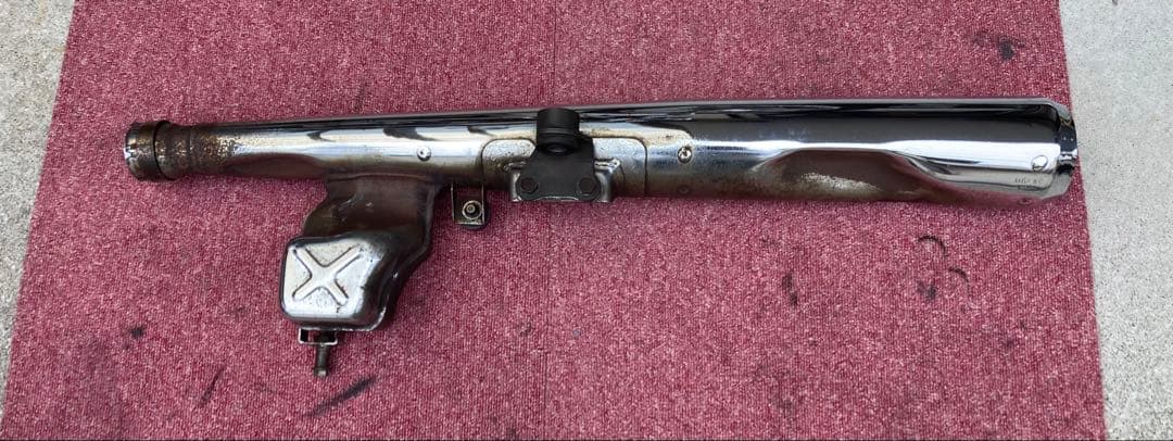 SR400 純正マフラー 3GW-14711 ラバーマウント付き