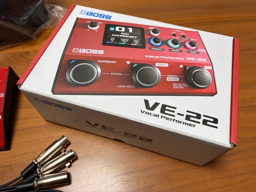 BOSS VE-22 VE22 ボーカルエフェクター キャリングバック ケーブル