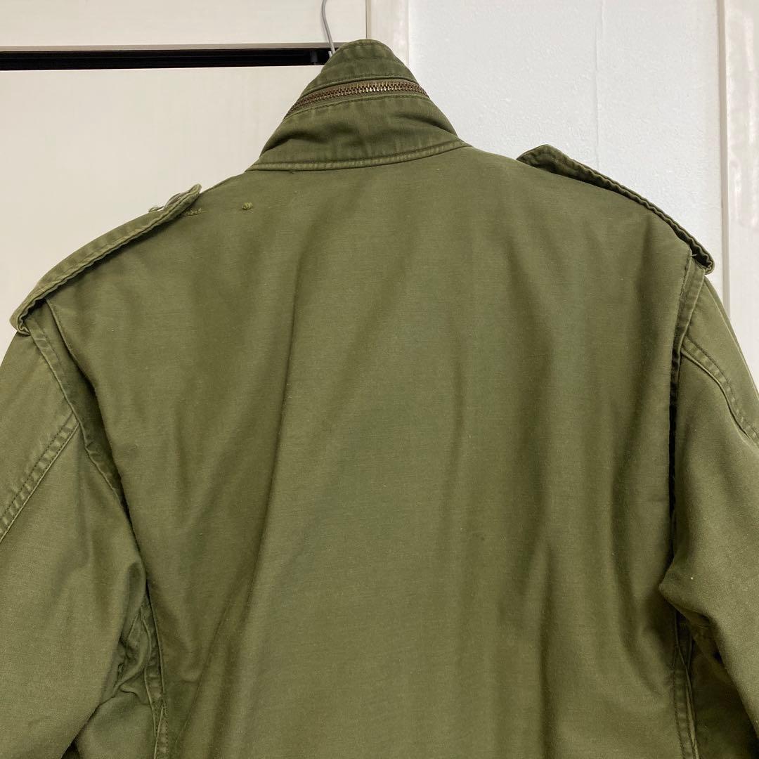 アメリカ軍 米軍 m65ジャケット 実物 3rd ALPHA社 70年代