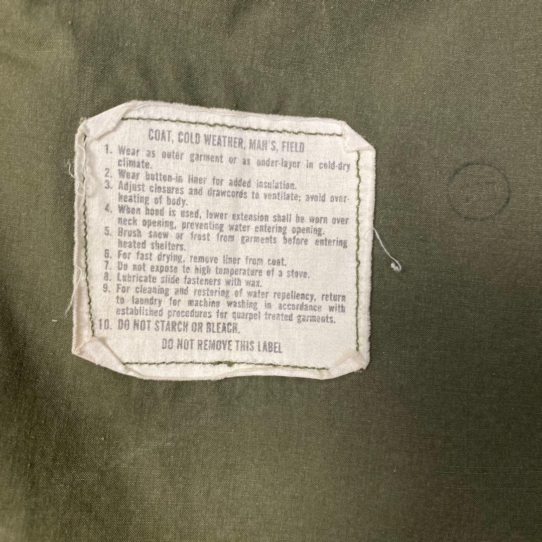アメリカ軍 米軍 m65ジャケット 実物 3rd ALPHA社 70年代
