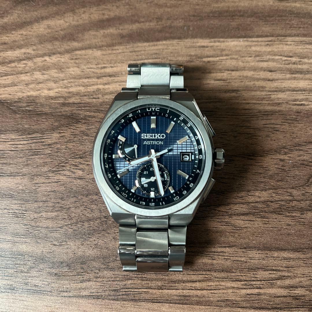 SEIKO ASTRON ネイビー ステンレス