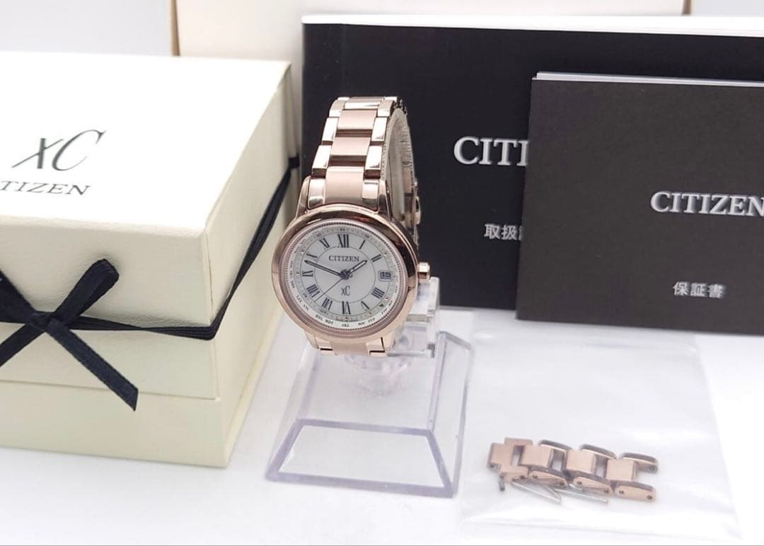 【稼働・美品】CITIZEN xC クロスシー 電波ソーラー 腕時計 H240