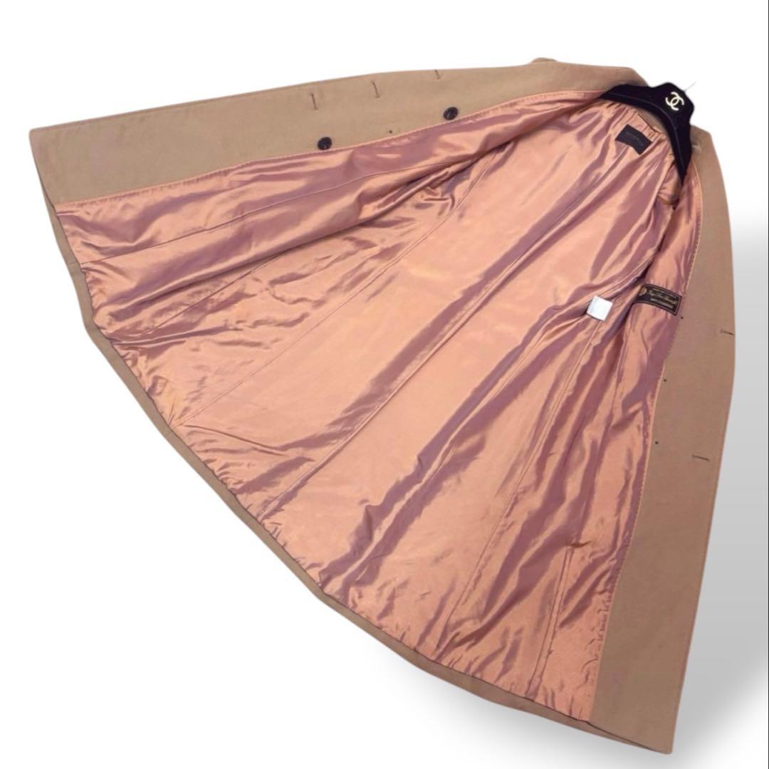 トゥモローランド　ロロピアーナ　女優襟　カシミヤ100% ダブルチェスターコート