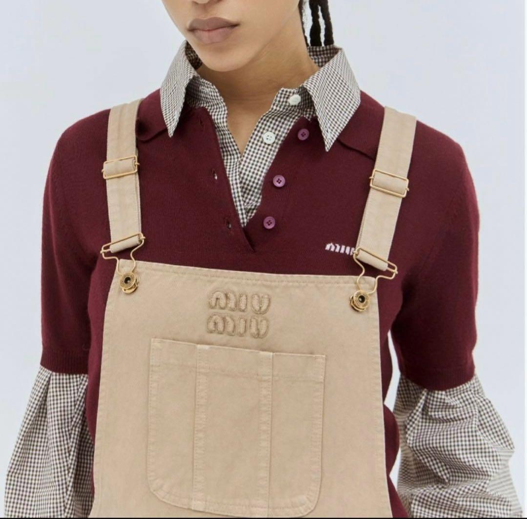 miu miu ミュウミュウ オリーブ オーバーオール サロペット新品 未使用