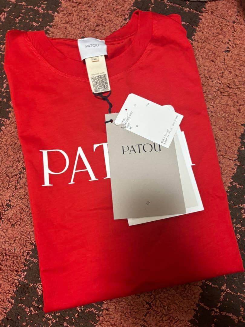 【新品タグ付き】PATOU オーガニックコットン ロゴTシャツ
