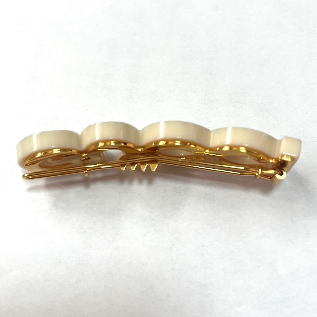 ビジュートリム ヘアクリップ GUCCI バレッタ クリスタル装飾