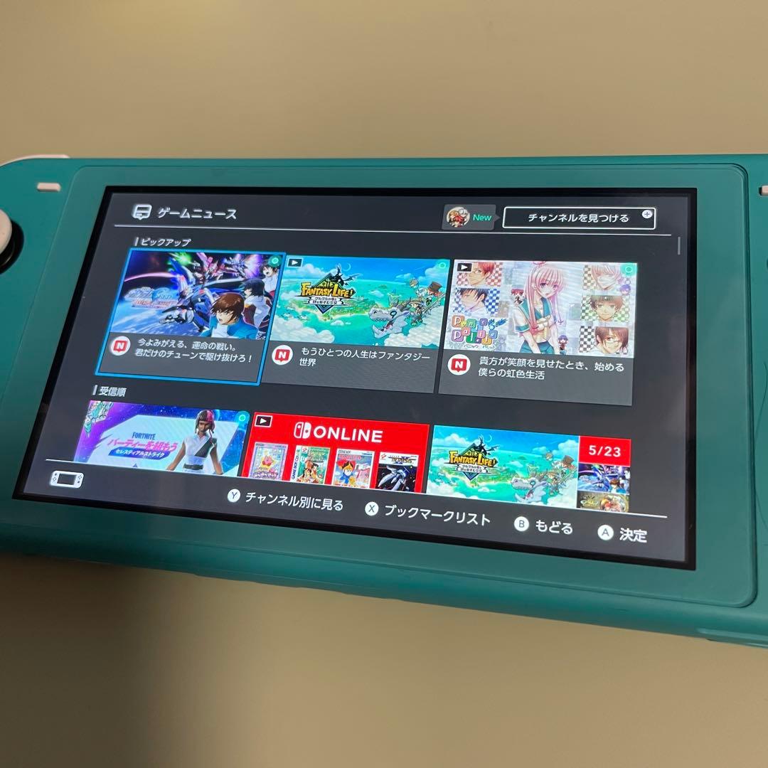 動作確認済 Nintendo Switch Lite スイッチライト ターコイズ