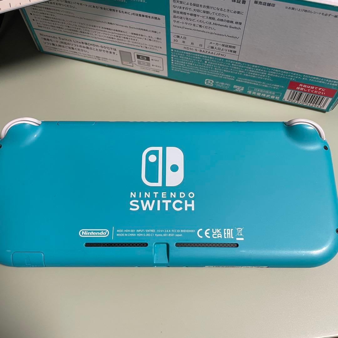 動作確認済 Nintendo Switch Lite スイッチライト ターコイズ