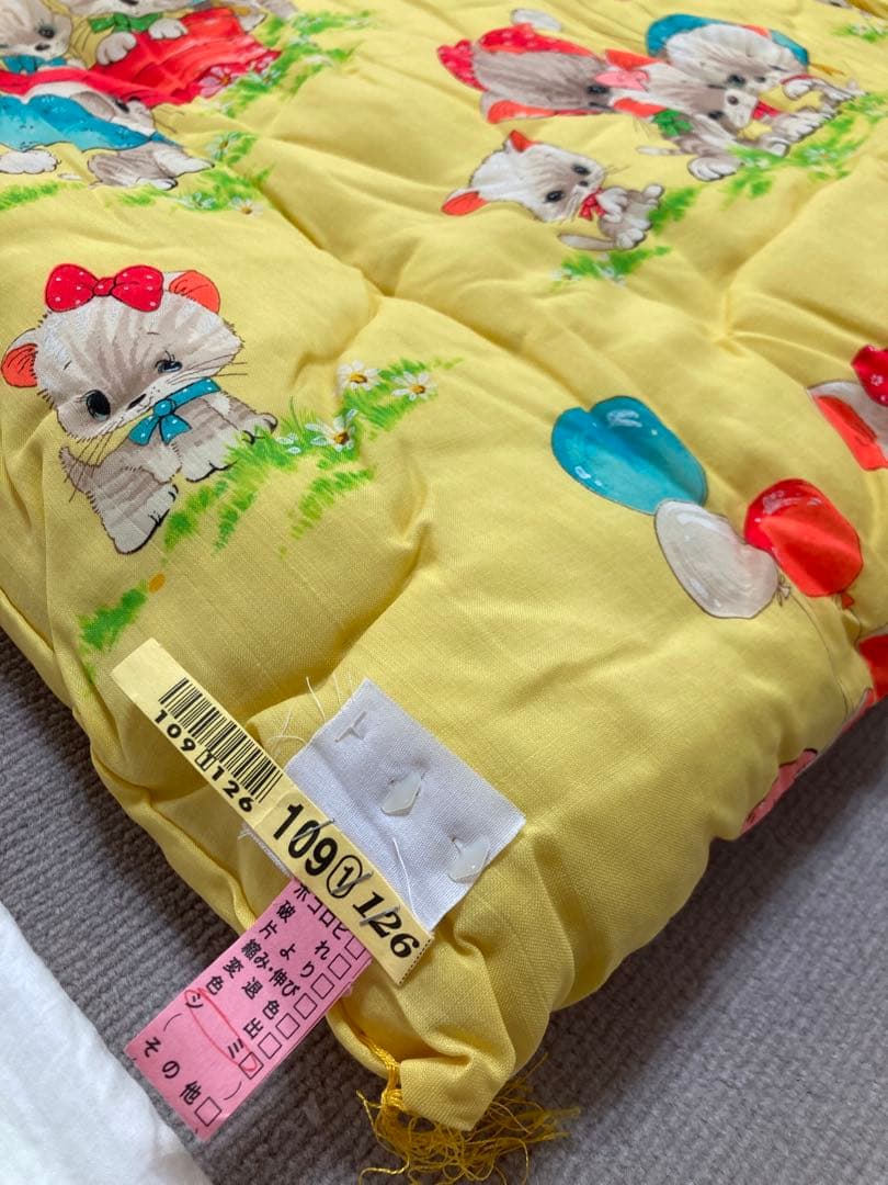 ベビー　かけ敷　布団　カバー　4点　セット 　レトロデザイン