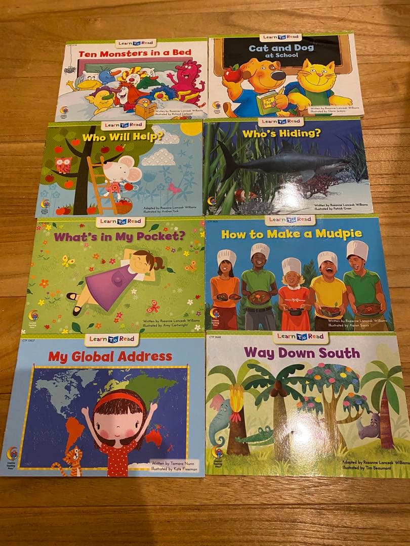 learn to read 英語　絵本