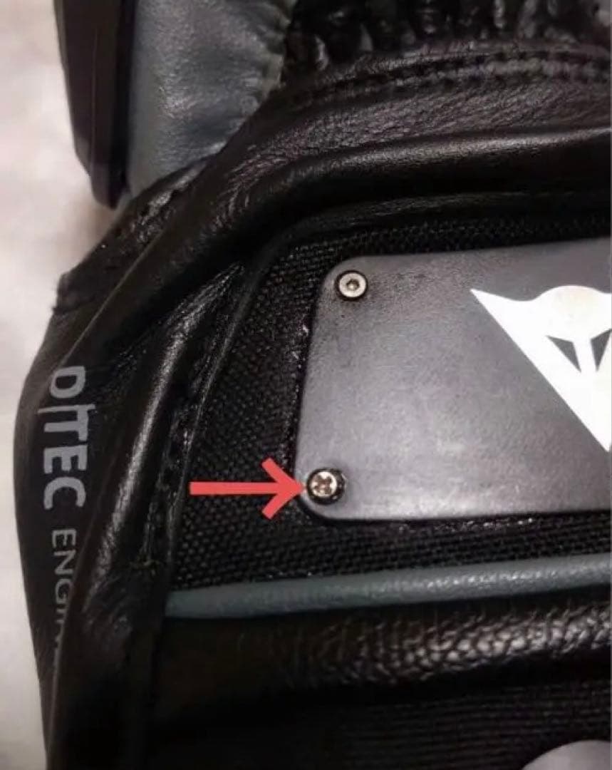 美品Dainese ダイネーゼ ブラック レザーグローブ XL