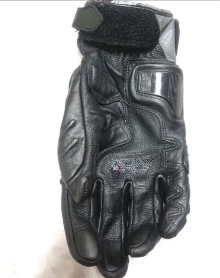 美品Dainese ダイネーゼ ブラック レザーグローブ XL