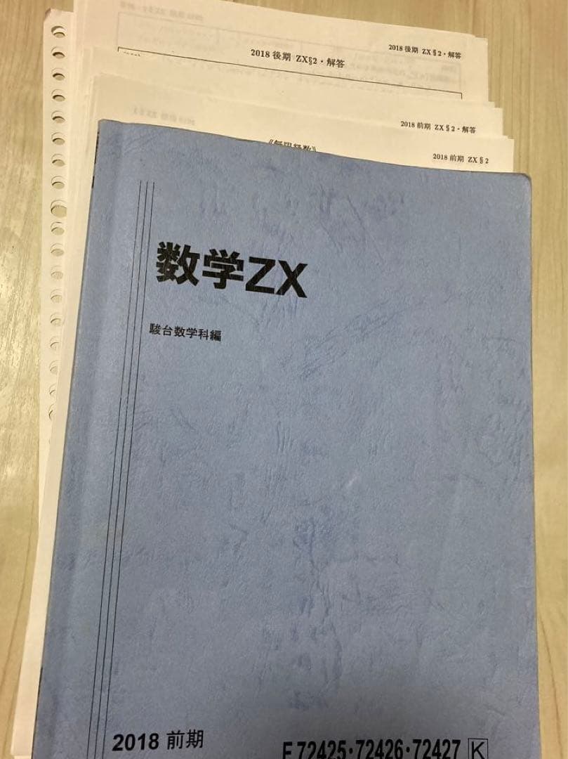 駿台 数学ZS 三森先生,上野先生,小山先生 2018年度 EX(MS)