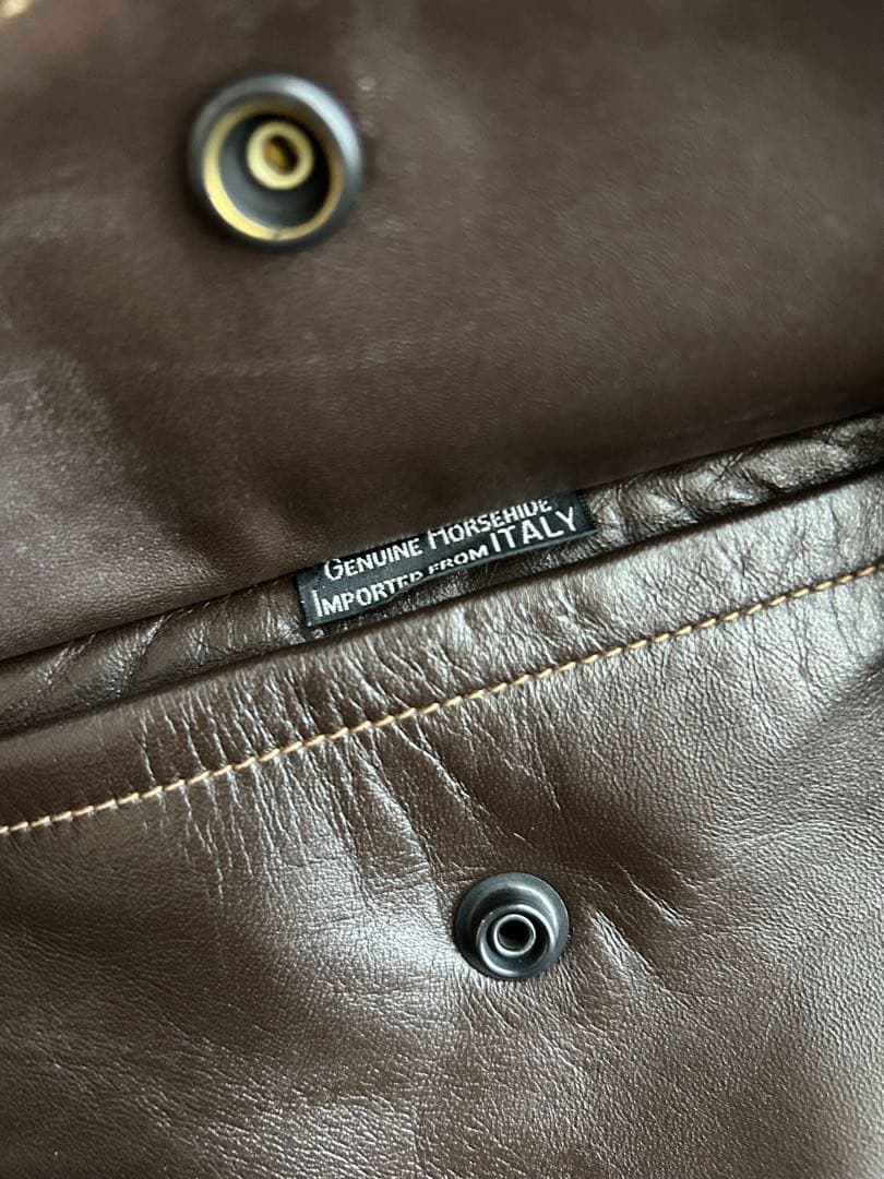 BuzzRickson's A-2 レザージャケット 38 赤リブ 人気